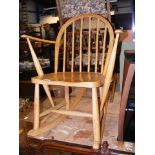 A child's rocking chair