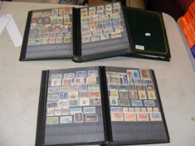 Three albums of collectable stamps - Australia, Ca