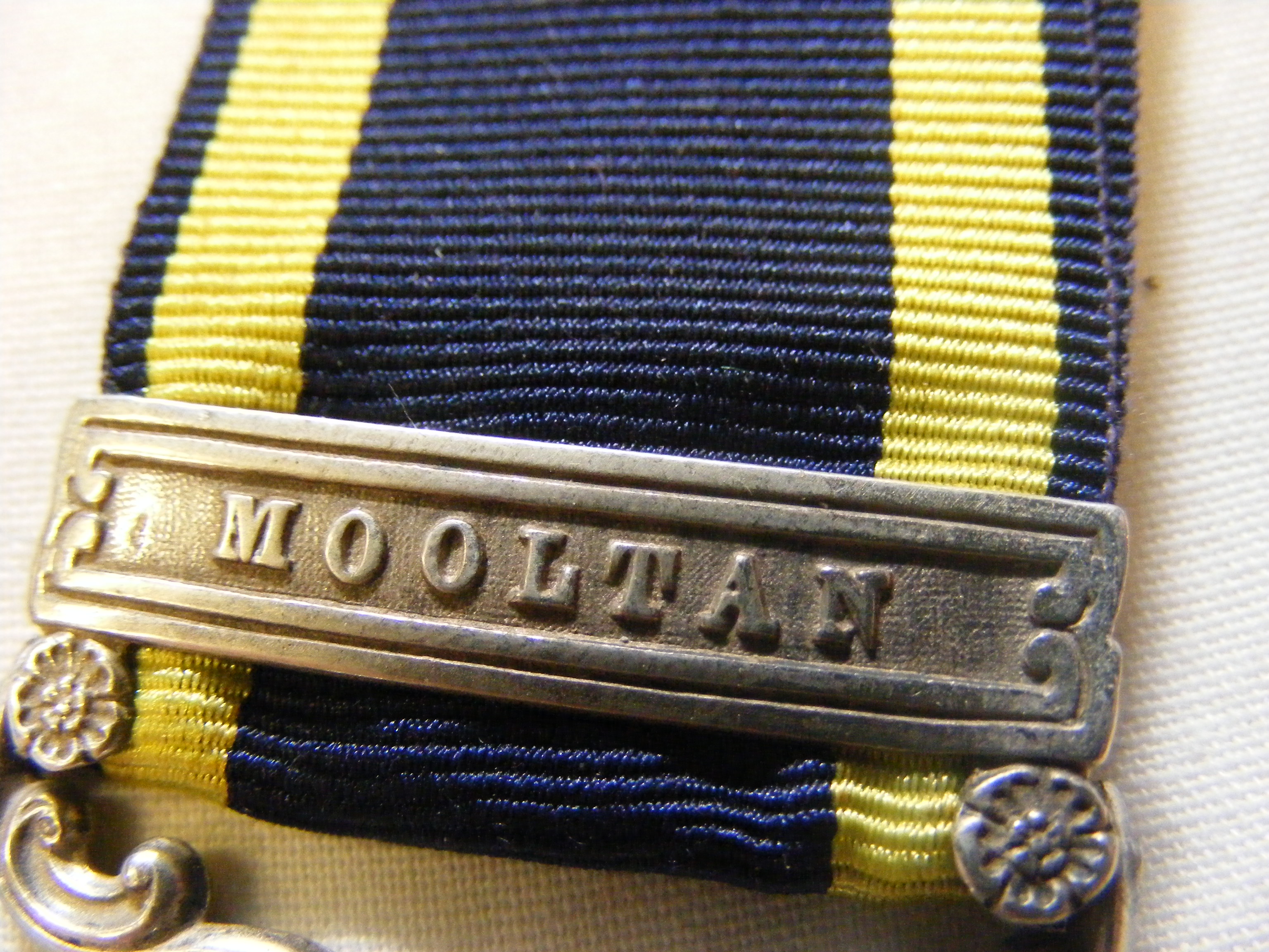 A Victoria Punjab medal with Mooltan clasp - unnam - Image 3 of 6