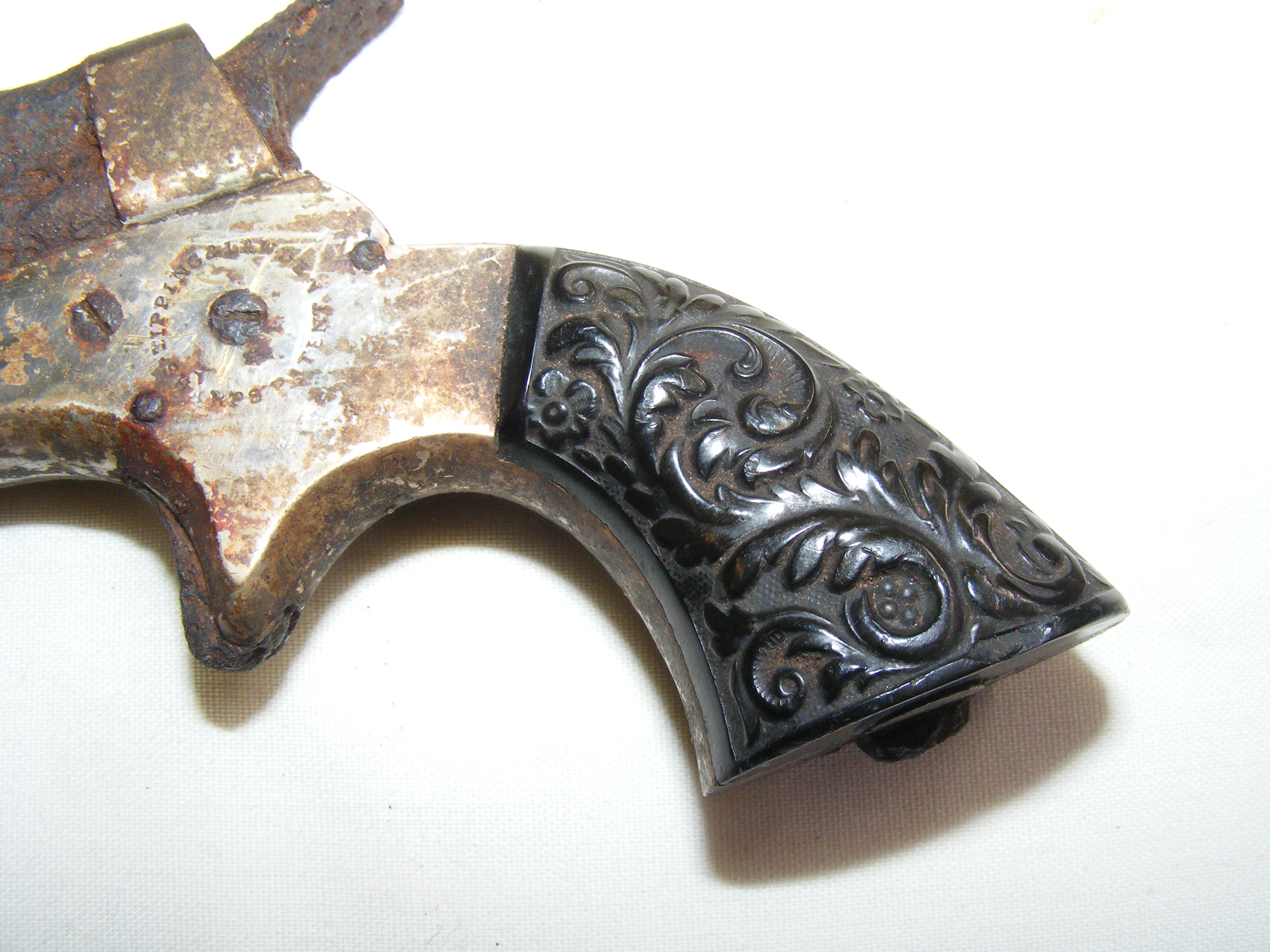 A miniature antique pocket pistol with some histor - Image 3 of 21
