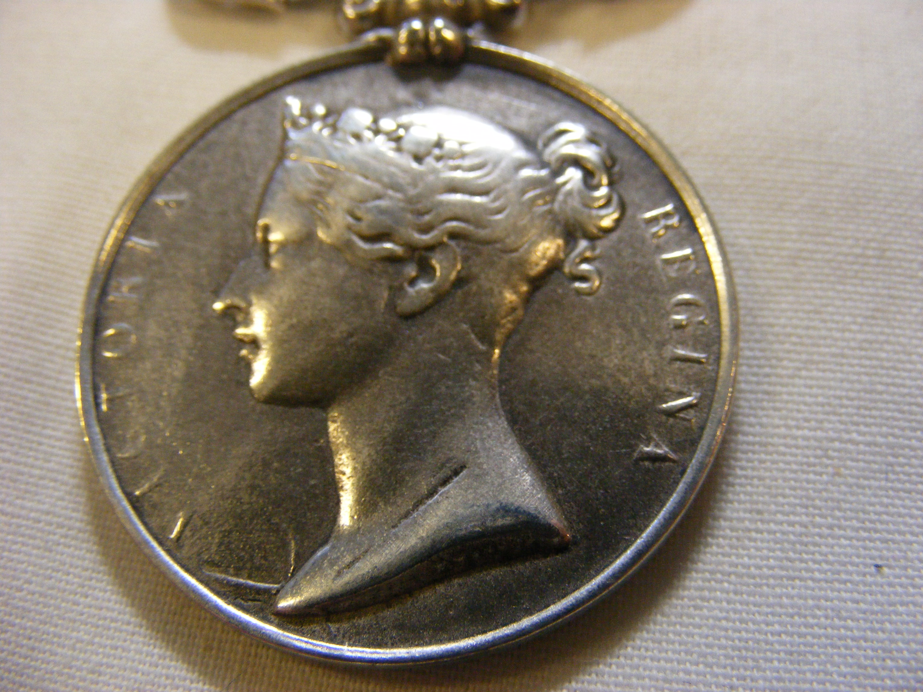 A Victoria Punjab medal with Mooltan clasp - unnam - Image 4 of 6