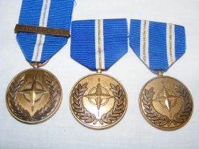 Three NATO medals
