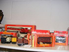 A quantity of Hornby railway 00 gauge scale model rolling stock