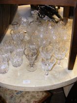Various Stuart wine glasses including set of six w