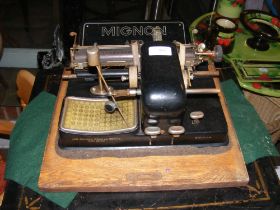 A Mignon modell 4 German typewriter