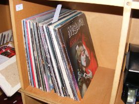 Assorted vinyl records, including Eric Clapton - J