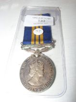 An Elizabeth II Army Emergency Reserve medal to 22
