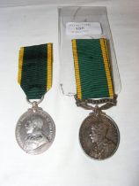 A George V Efficiency medal with Militia clasp to