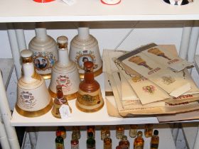 A collection of Bell's Scotch Whisky commemorative