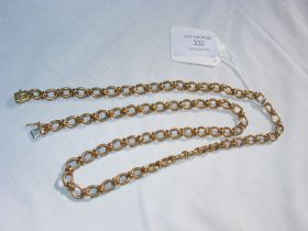 An 18ct gold designer necklace