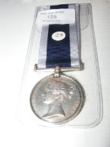 A Victoria Long Service and Good Conduct medal to