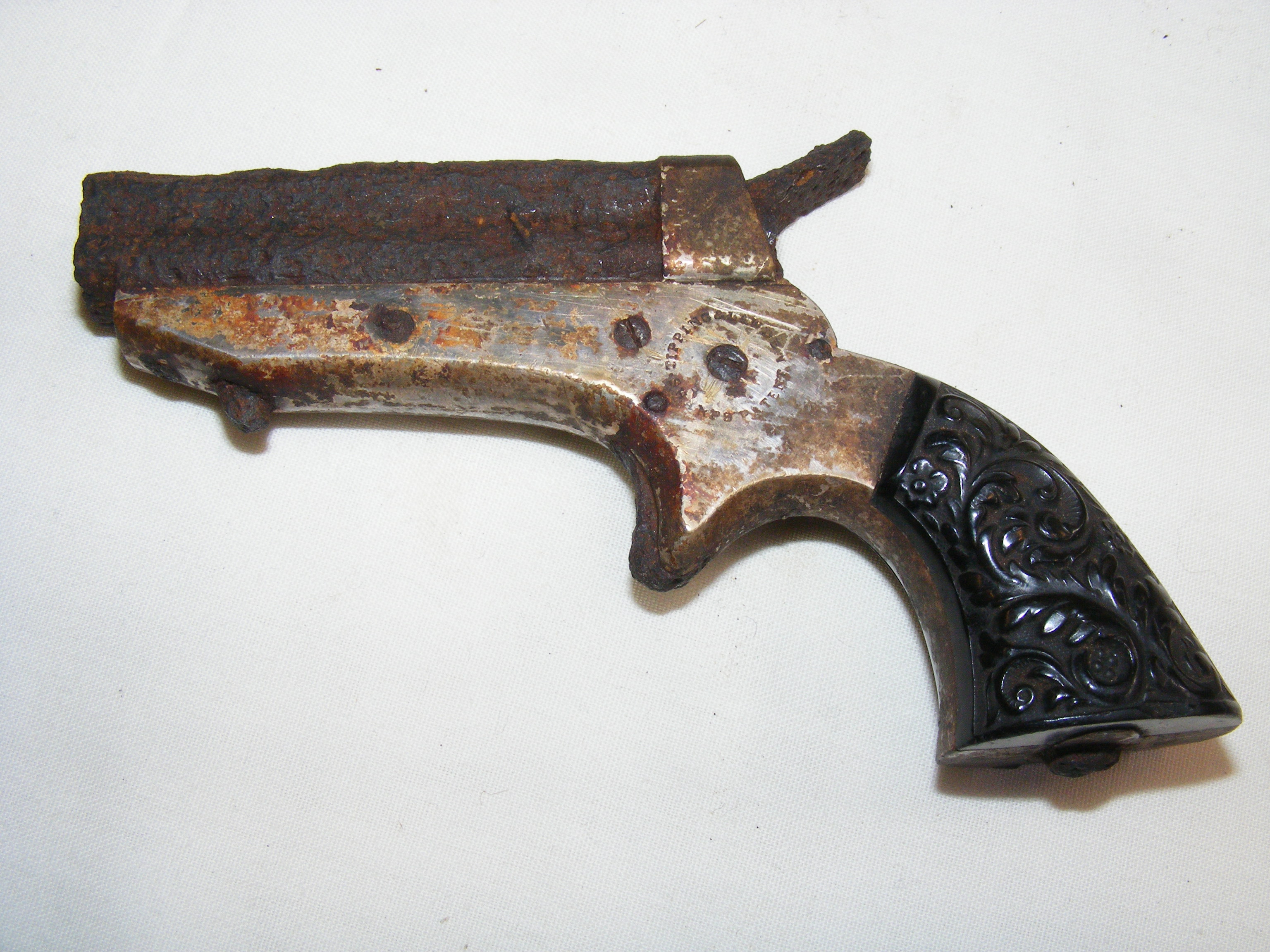 A miniature antique pocket pistol with some histor - Image 2 of 21