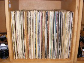 Assorted vinyl records, including a large quantity