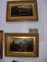 COLEMAN - a pair of 19th century oil on canvas of
