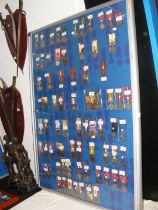 A medal display cabinet