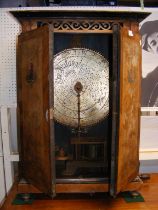 A Victorian table-top Symphonium in walnut case, h