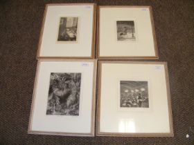 Four Artist's proof prints by GABRIELLE 'GABY' MOO