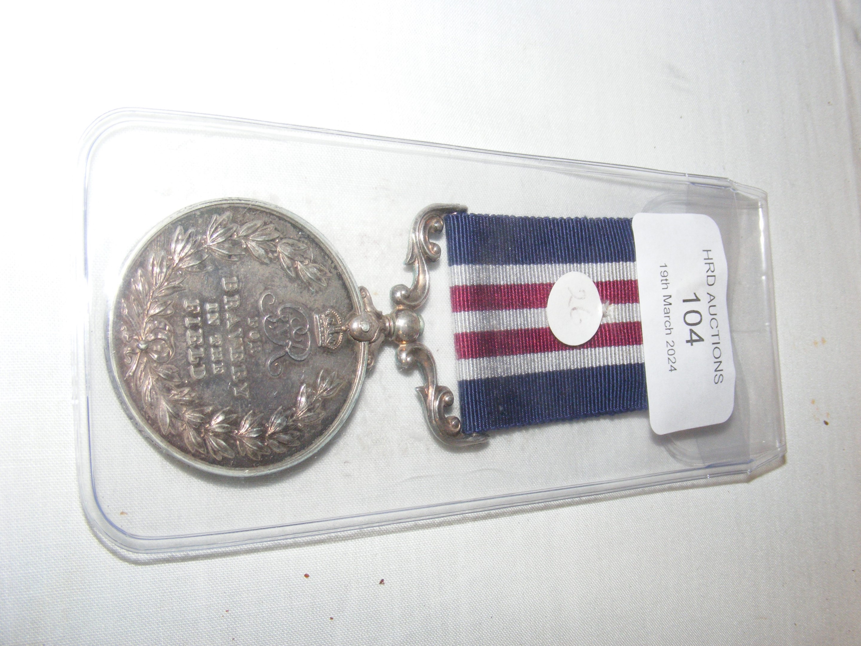 A George V military medal (KGV) to 7389 Sergt.