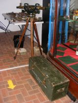 A Military Anti-Aircraft double ended telescope, the plaque eng