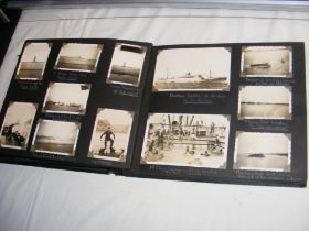 An album of interesting Military postcards and pho