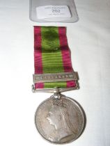 An Afghanistan War medal 1878-79-80 with Kandahar