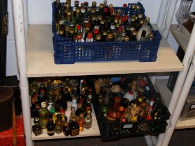 A large quantity of miniature liquors and spirits,