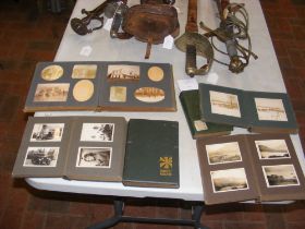 A selection of interesting antique photo albums, i