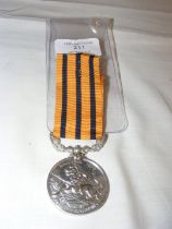 A South African War medal Rhodesia 1896, engraved
