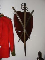 Two antique sword bayonets - lacking scabbards and