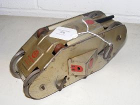 A Louis Marx & Co. tinplate tank