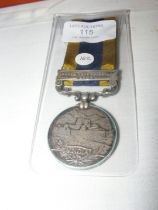 An Edward VII India General Service medal with