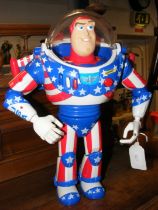 A vintage Toy Story Stars and Stripes Buzz Lightye