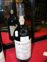 A 1983 bottle of Graham's vintage port