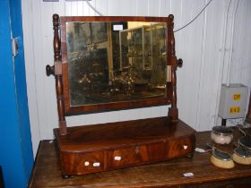 A 19th century toilet mirror