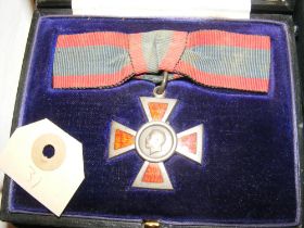A Royal Red Cross decoration 2nd Class medal in Ga
