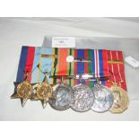 A replica six medal group to Flying Officer Malcol