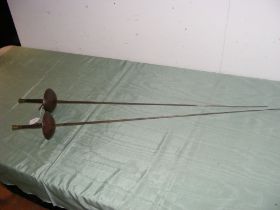 A pair of Solingen Rapiers - overall length 105cm