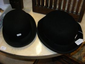 A Kingice hand made bowler hat and one other