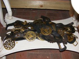 A selection of Isle of Wight horse brasses