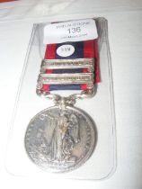A Victoria Sutlej medal with Sobraon and