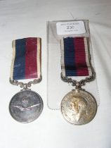 An RAF Long Service and Good Conduct medal and one