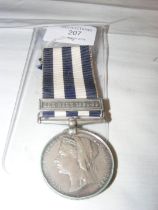 A Victorian Egypt medal with clasp for The Nile 18