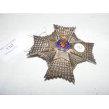 A Breast Star from the Royal Victorian Order KCVO