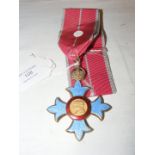 A CBE second type with military ribbon (no case)