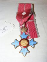 A CBE second type with military ribbon (no case)