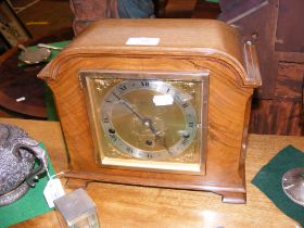An Elliott chiming mantel clock in Art Deco style