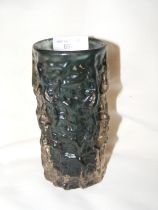 A Whitefriars bark vase