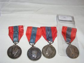 Four Imperial Service war medals