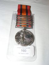 A South Africa medal with five clasps - South Afri