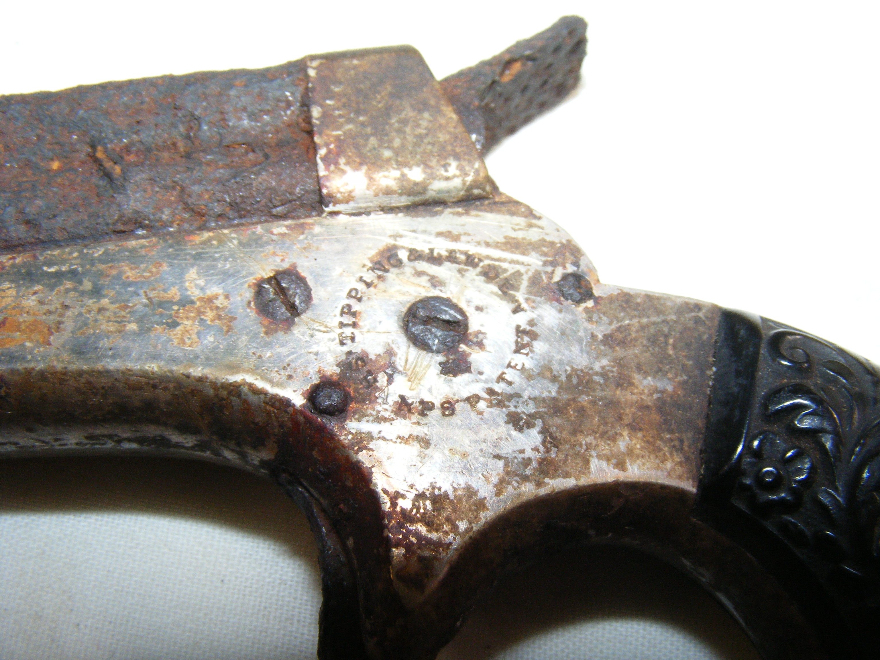 A miniature antique pocket pistol with some histor - Image 4 of 21